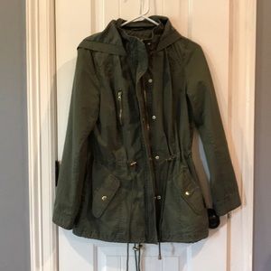 Olive green oversized jacket